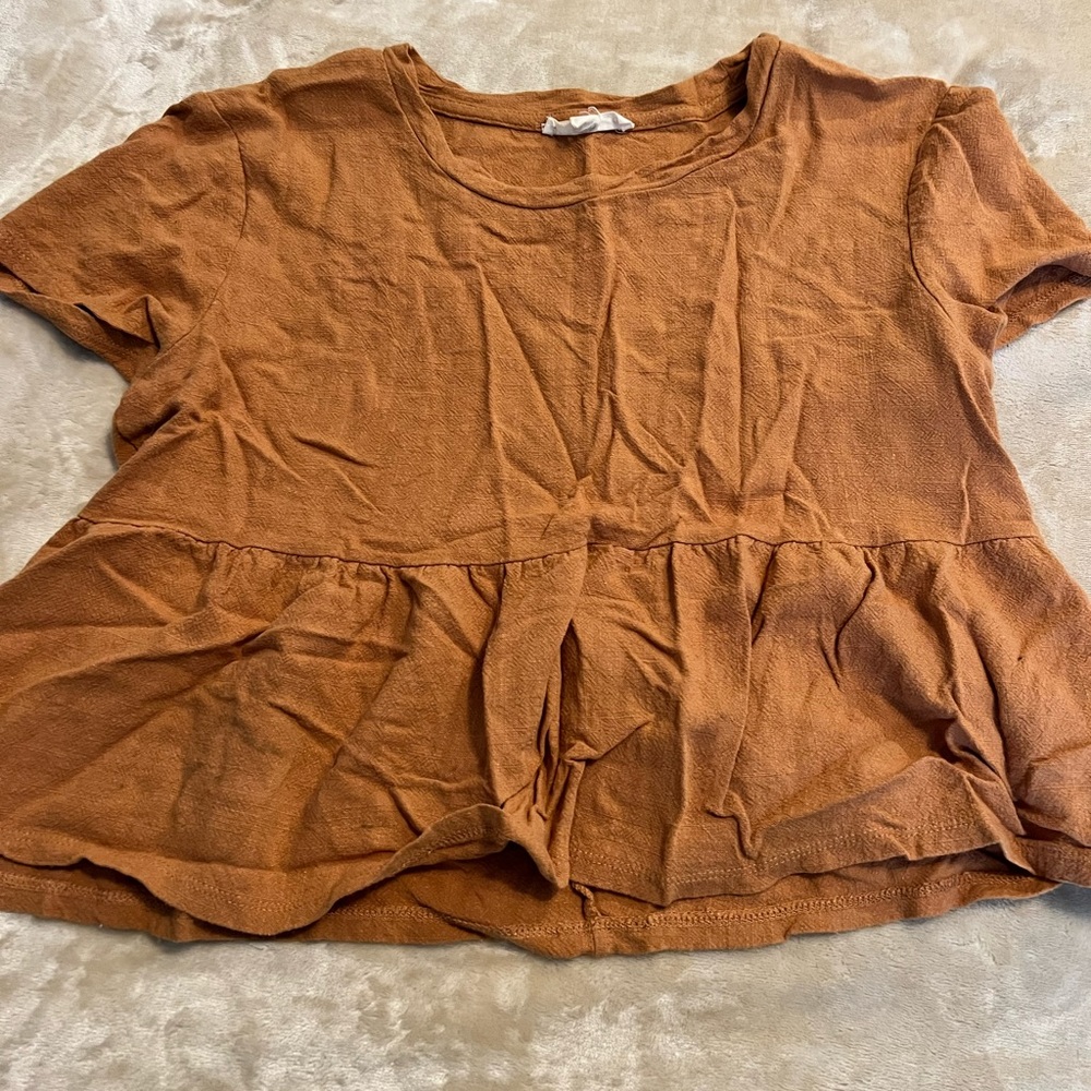 pacsun baby peplum tee